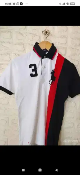 Kaos polo kondisi baru bekas barang toko ukuran  S. M. L