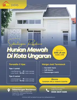 Perum Sebantengan Residence Luxury House Lingkungan Elit Ungaran Kota