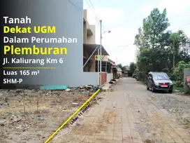 PLEMBURAN, Tanah Dalam Cluster Akses 6 Meter; Dekat UGM, Ringrod Utara