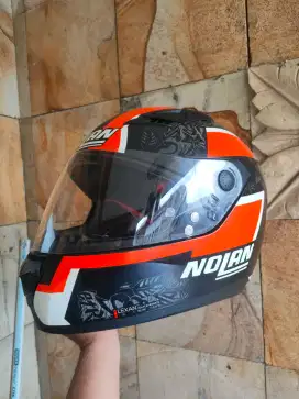 Helm Nolan N605 Motif Danilo Petrucci (SEPERTI BARU/HELM SIMPANAN)
