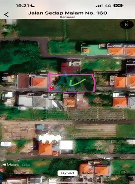 DI JUAL LAHAN / FREEHOLD LOKASI DI JL SEDAP MALAM DENPASAR