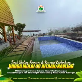 DIJUAL TANAH SIAP BANGUN VILLA KEBUN-SUASANA PEDESAAN-BERLEGALITAS