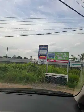 DI JUAL CEPAT MURAH TANAH 300 M2 DEKAT EXIT TOL DAN KAMPUS ITERA