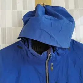 688. JAKET GUNUNG LENGAN PANJANG NORTH CAPE BIRU MUDA SIZE L  PRELOVED