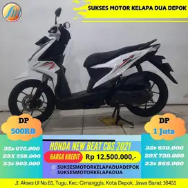 HONDA NEW BEAT CBS 2021 CASH/KREDIT DP MURAH PROSES CEPAT