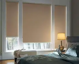 Tirai jendela roller blind bahan pilihan