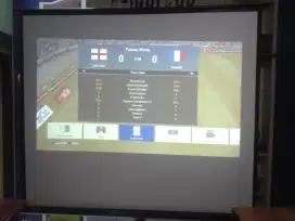 Screen Layar Projector Proyektor Tripod 70 x 70 inch