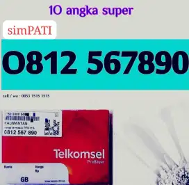 Nomor cantik manies super hokky 10 angka simpati 10 digit