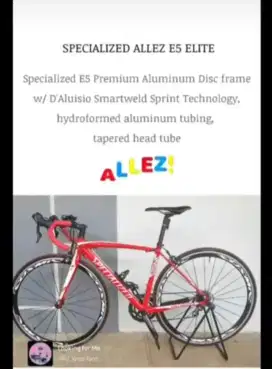 Jual Specialized Tarmac SL8 Pro
Shimano 105
