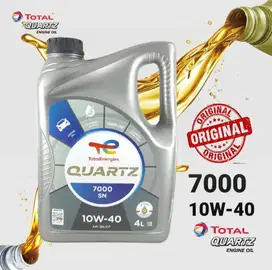 Total Quartz 7000 10W40 Oli untuk Semua Mobil Bensin