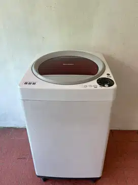 Mesin cuci 1 tabung sharp top loading 9kg ES-M905P
