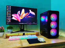PC Gaming Editing Live Streaming Hemat Siap Pakai