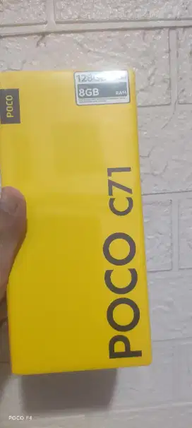 Poco c71 4/128 garansi resmi baru