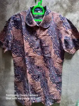 Preloved Batik Wanita Kencana Ungu Masih Mulus,size XL indonesia