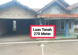 JUAL RUMAH KAMPUNG LAYAK HUNI AKSES JLN LEBAR TANAH LUAS