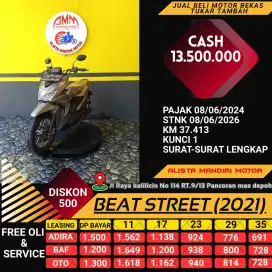 HONDA BEAT STREET TH 2021 PLAT F BOGOR BISA CASH / KREDIT