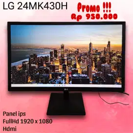 Monitor 24inc panel ips merek Lg