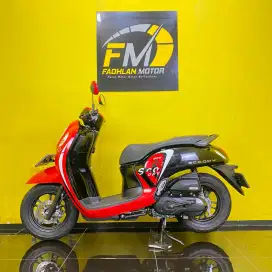 Honda Scoopy Tahun 2022 merah hitam plat depok pajak hidup