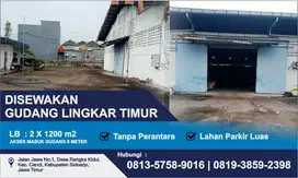 DISEWAKAN  GUDANG LINGKAR TIMUR SIDOARJO