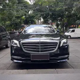 Mercedes Benz S450L 2018 Hitam Metalik Low KM