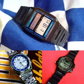 Jam Seiko Casio second Borongan
