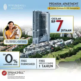 APARTEMEN SPRINGHIL KEMAYORAN TOWER BARU FREE DP IPL FURNISH VIEW GOLF
