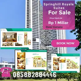 APARTEMEN SPRINGHIL KEMAYORAN TOWER BARU FREE DP FURNISH IPL VIEW GOLF