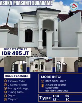 RUMAH MEWAH DEKAT DENGAN KAMPUS UIN BANDAR LAMPUNG