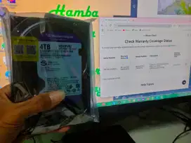 WTS HDD WD Purple 4Tb New Garansi resmi April 2028