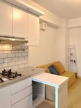 SEWA 2 KAMAR JADI 1 KAMAR FURNIS APARTEMEN BASSURA CITY JAKARTA TIMUR