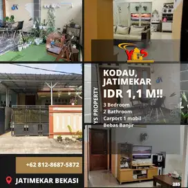 JATIMEKAR KODAU BEKASI RUMAH 1,5 TERAWAT AKSES DEKAT JALAN RAYA 285