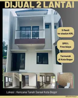 Rumah dekat stasiun KRL Cilebut tanpa DP siap huni bogor