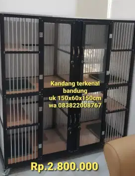 Kandang kucing alumunium bandung