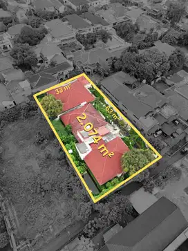 HARGA DEKAT NJOP, BEBAS BANJIR, COCOK DIBANGUN TOWNHOUSE ATAU RUMAH