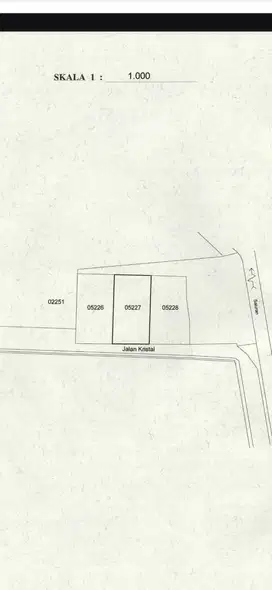 Dijual Cepat Kavling Komersial Jl. Krystal  Permata Hijau
