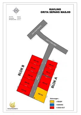 Tanah Kavling Griya Sepang ( Belkang Citraland)