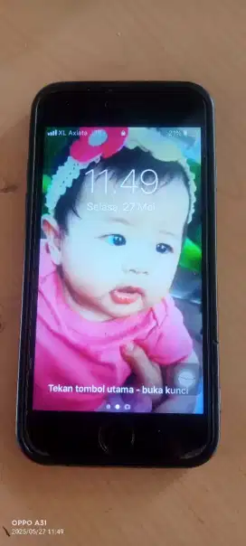 Jual hp iPhone + carger