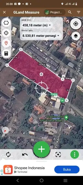 Di Jual Tanah Industri di Jln Raya pasar kemis Tangerang Banten