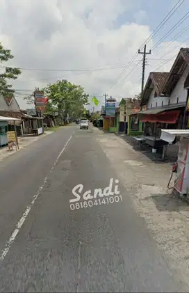 Tanah Murah Hanya 350 juta Tepi Jalan Aspal Mobil Masuk dkt Jl. Godean