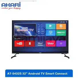 LED TV AKARI AT-5532S Android Smart TV 32 Inc With Bluetooth