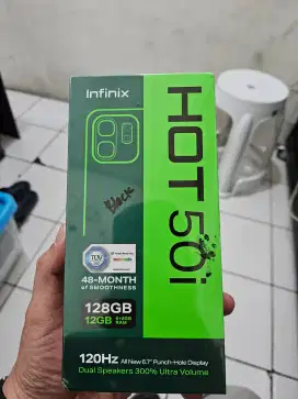 Infinix hot 50i 6/128 black new/segelbox