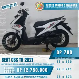 TERIMA TUKER TAMBAH CASH DAN KREDIT HONDA BEAT CBS TH 2021