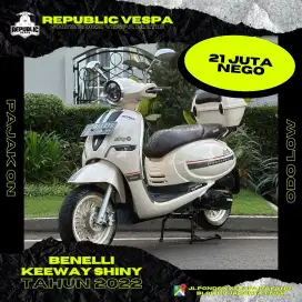 Dijual cepat BENELLI KEEWAY SHINY TH 2022 WARNA CREAM