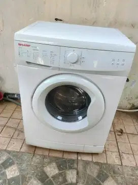 Mesin cuci Sharp front loading, normal, istimewa..