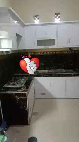Kitchen set bahan aluminium acp anti ryap anti kropos kuat api