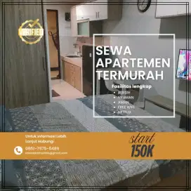 Sewa Apartemen Transit/Harian Jakarta Sentra Timur Termurah