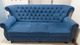 Sofa Biru 3 Seater