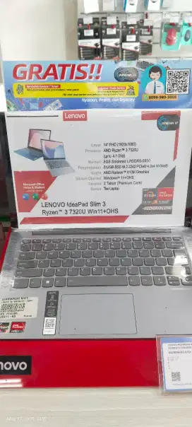 LENOVO Rizen 3 8/512GB cicilan tanpa DP indodana paylater