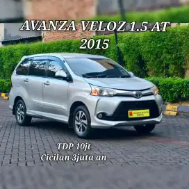 DP 10jt Toyota Avanza Veloz 1.5 AT New Model Silver 2015 Bensin