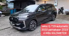 Veloz Q TSS 2022 pemakaian 2023 bulan 1